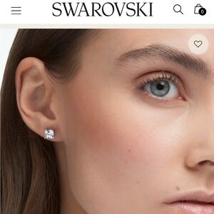 Swarovski Silver Stud Earrings